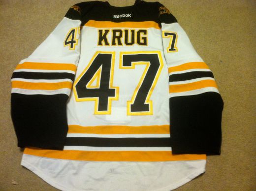 Torey Krug 12-13 Playoffs Away Back