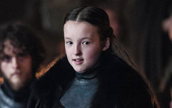 Bella Ramsey as Lady Lyanna Mormont of Bear Island in Game of Thrones season 6